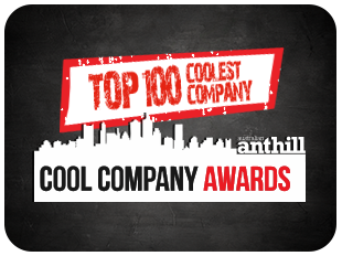 badge - 2 - top 100 coolest company