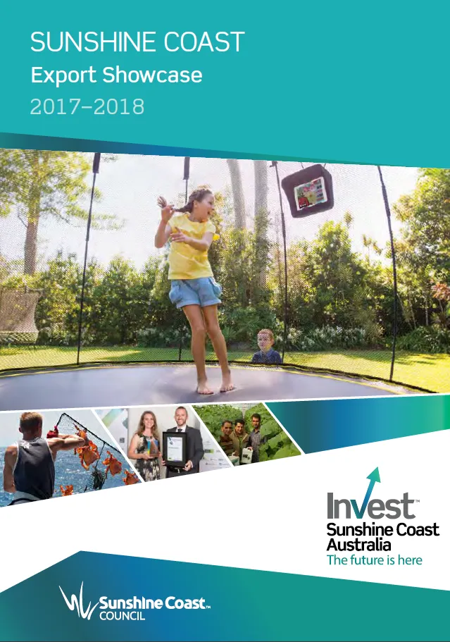 Cover of the Sunshine Coast Export Showcase 2017–2018