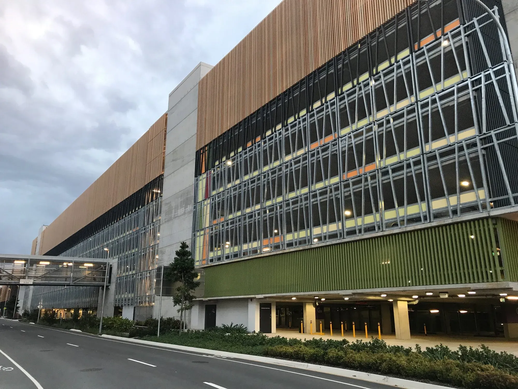 Sunshine Coast University Hospital carpark façade