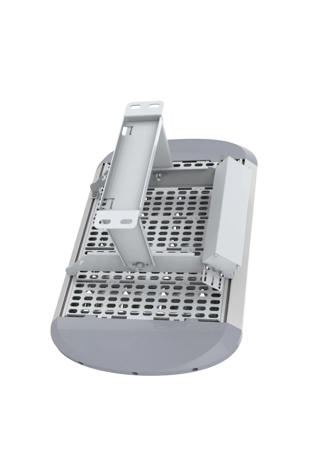 An Andromeda Ceramic luminaire on its standard mounting bracket